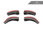 Kies-Motorsports AutoTecknic USA AutoTecknic Dry Carbon GT4 Canard Set - G80 M3 | G82 M4
