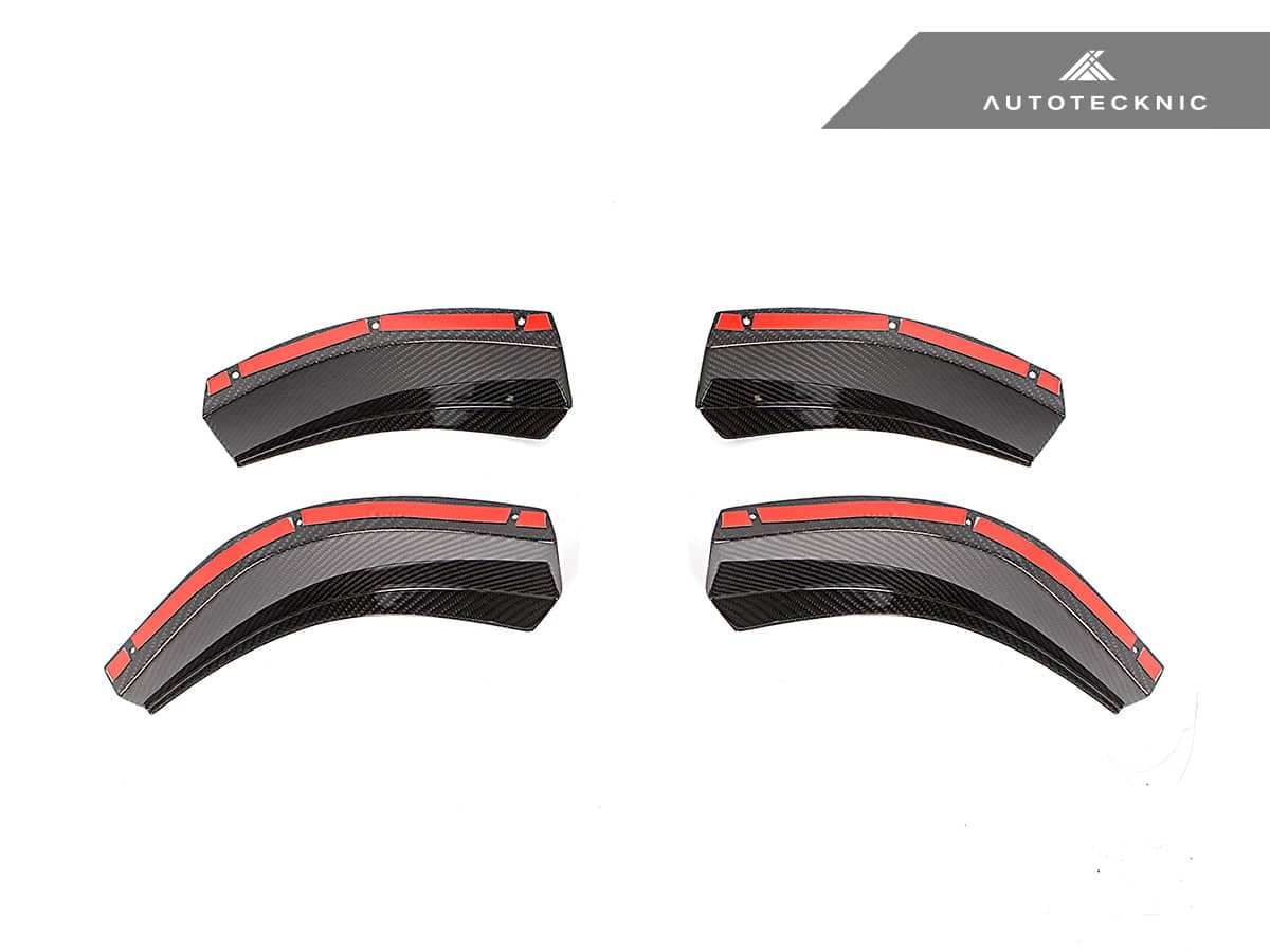 Kies-Motorsports AutoTecknic USA AutoTecknic Dry Carbon GT4 Canard Set - G80 M3 | G82 M4