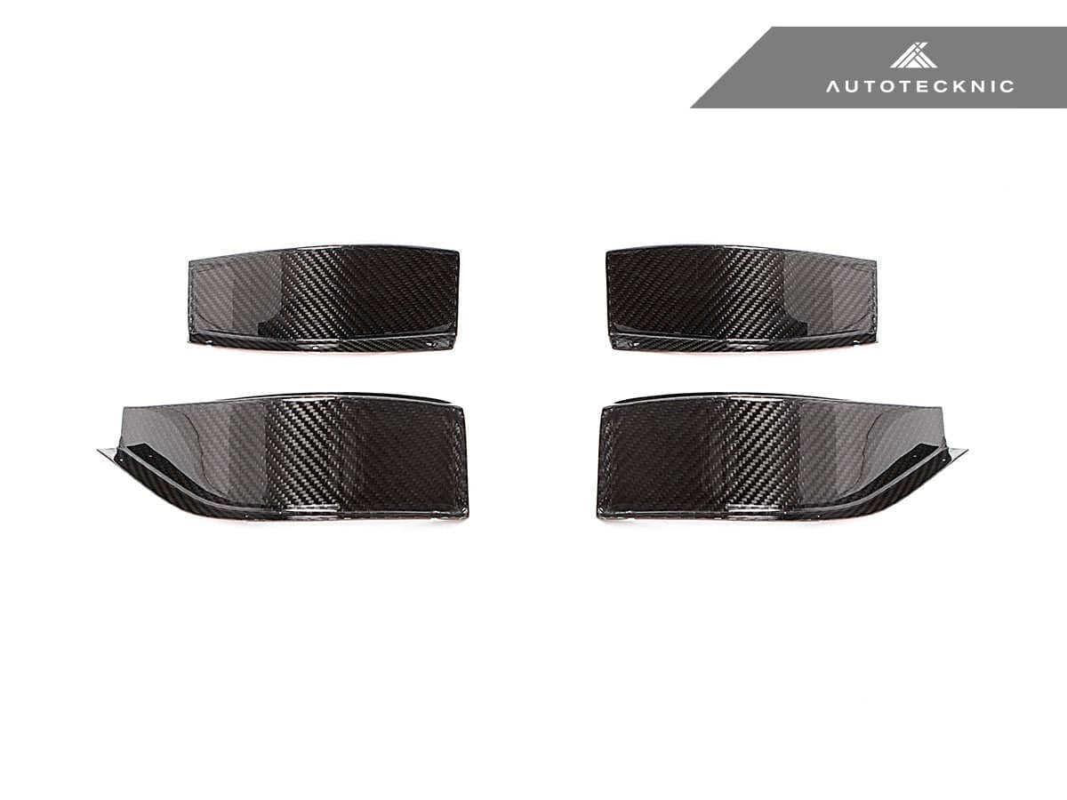 Kies-Motorsports AutoTecknic USA AutoTecknic Dry Carbon GT4 Canard Set - G80 M3 | G82 M4