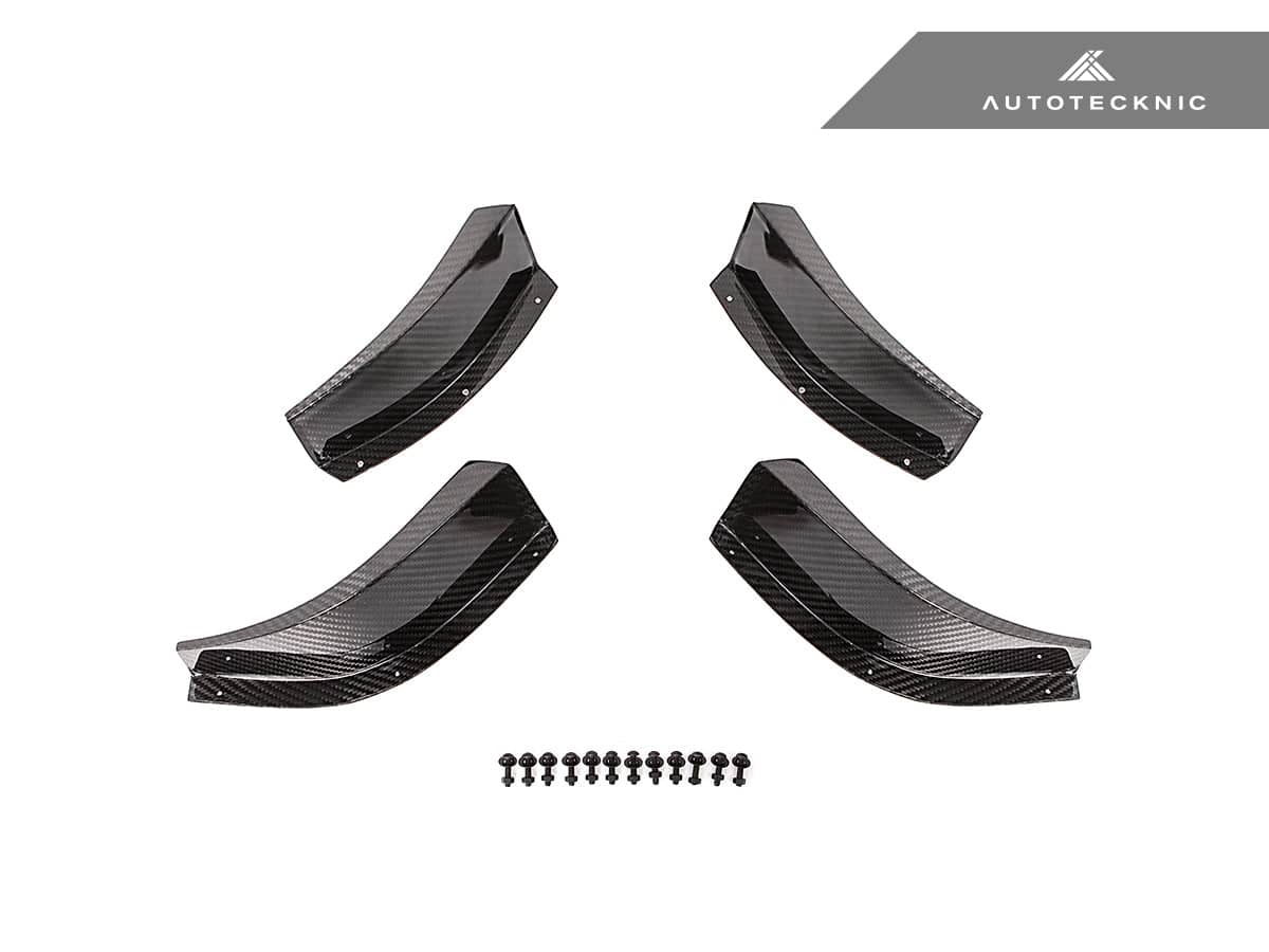 Kies-Motorsports AutoTecknic USA AutoTecknic Dry Carbon GT4 Canard Set - G80 M3 | G82 M4