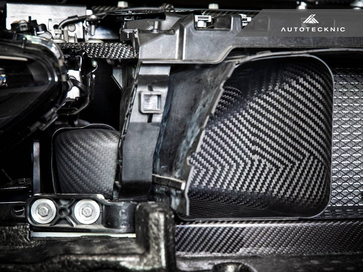 Kies-Motorsports AutoTecknic USA AutoTecknic Dry Carbon Intake Air Duct Set - G80 M3 | G82/ G83 M4