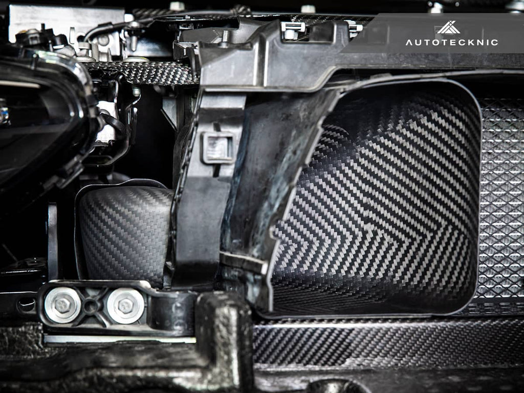Kies-Motorsports AutoTecknic USA AutoTecknic Dry Carbon Intake Air Duct Set - G80 M3 | G82/ G83 M4