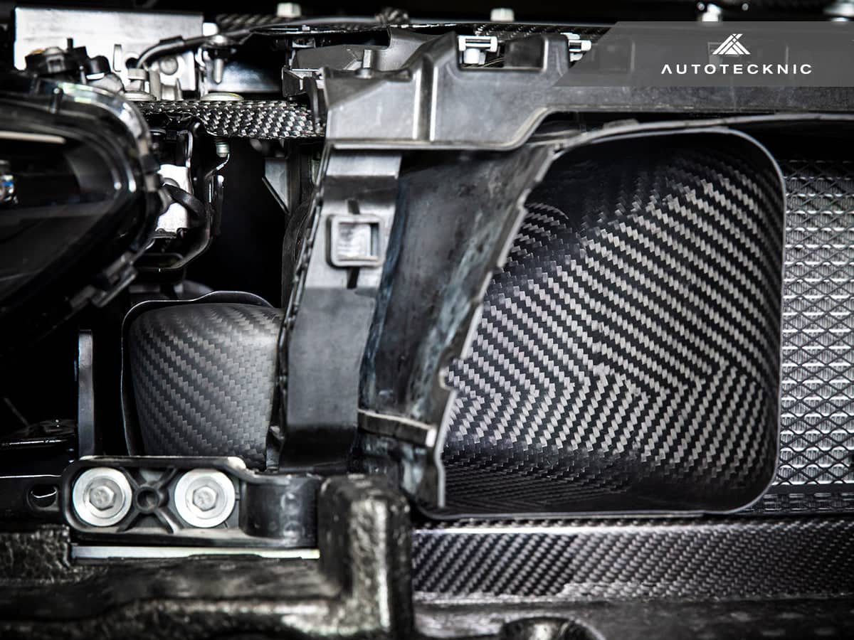 Kies-Motorsports AutoTecknic USA AutoTecknic Dry Carbon Intake Air Duct Set - G80 M3 | G82/ G83 M4