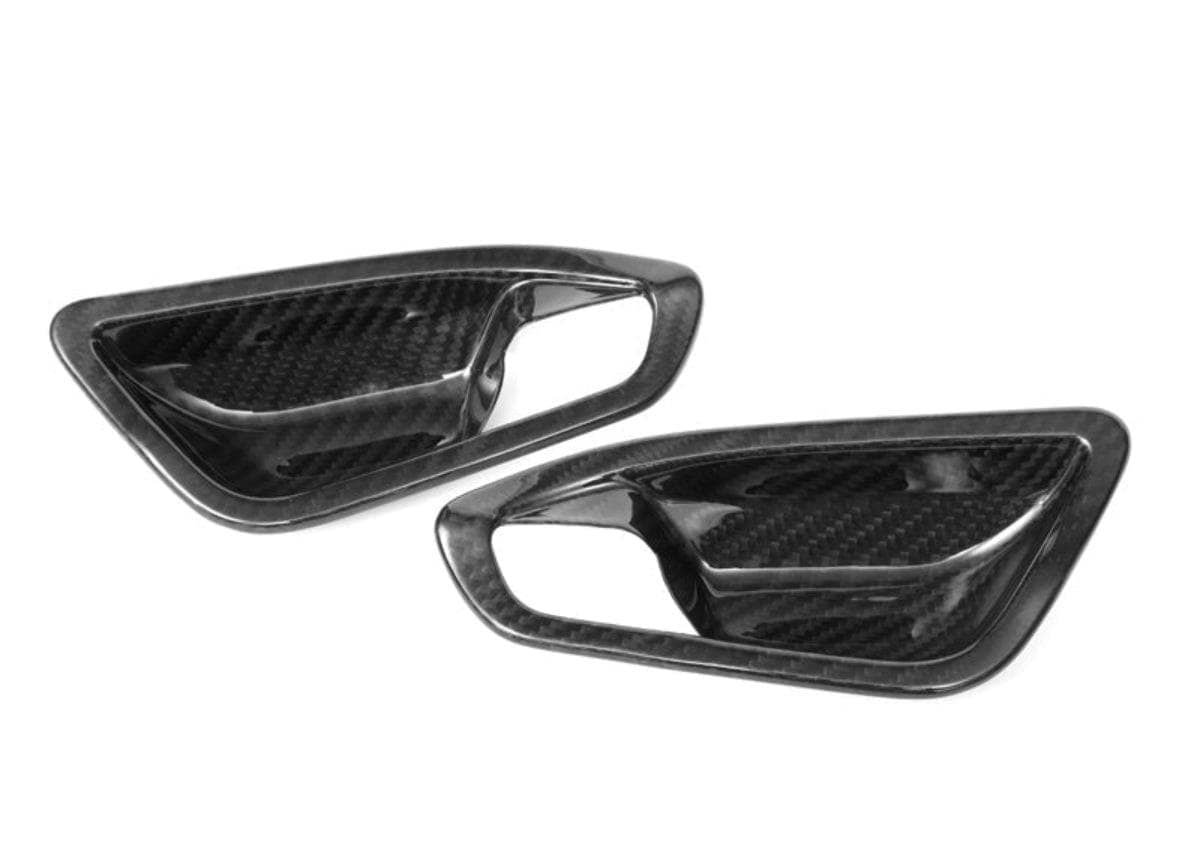 Kies-Motorsports AutoTecknic USA AutoTecknic Dry Carbon Interior Door Handle Trim Set - BMW F87 M2 | F22 2-Series | F20 1-Series