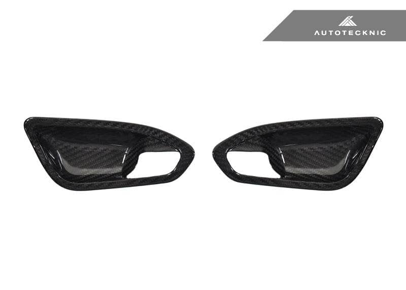 Kies-Motorsports AutoTecknic USA AutoTecknic Dry Carbon Interior Door Handle Trim Set - BMW F87 M2 | F22 2-Series | F20 1-Series