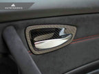 Kies-Motorsports AutoTecknic USA AutoTecknic Dry Carbon Interior Door Handle Trim Set - E82 1M | 1-Series