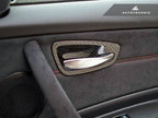 Kies-Motorsports AutoTecknic USA AutoTecknic Dry Carbon Interior Door Handle Trim Set - E82 1M | 1-Series