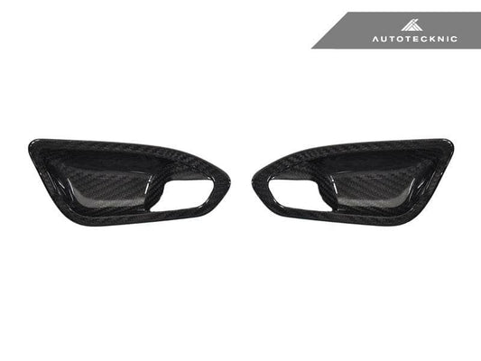 Kies-Motorsports AutoTecknic USA AutoTecknic Dry Carbon Interior Door Handle Trim Set - F87 M2 | F22 2-Series | F20 1-Series