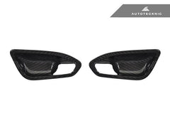 Kies-Motorsports AutoTecknic USA AutoTecknic Dry Carbon Interior Door Handle Trim Set - F87 M2 | F22 2-Series | F20 1-Series