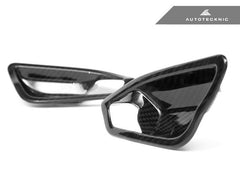 Kies-Motorsports AutoTecknic USA AutoTecknic Dry Carbon Interior Door Handle Trim Set - F87 M2 | F22 2-Series | F20 1-Series