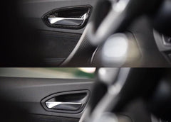 Kies-Motorsports AutoTecknic USA AutoTecknic Dry Carbon Interior Door Handle Trim Set - F87 M2 | F22 2-Series | F20 1-Series