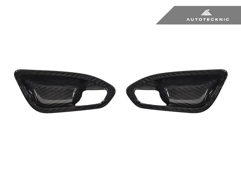 Kies-Motorsports AutoTecknic USA AutoTecknic Dry Carbon Interior Door Handle Trim Set - F87 M2 | F22 2-Series | F20 1-Series