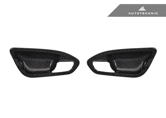 Kies-Motorsports AutoTecknic USA AutoTecknic Dry Carbon Interior Door Handle Trim Set - F87 M2 | F22 2-Series | F20 1-Series
