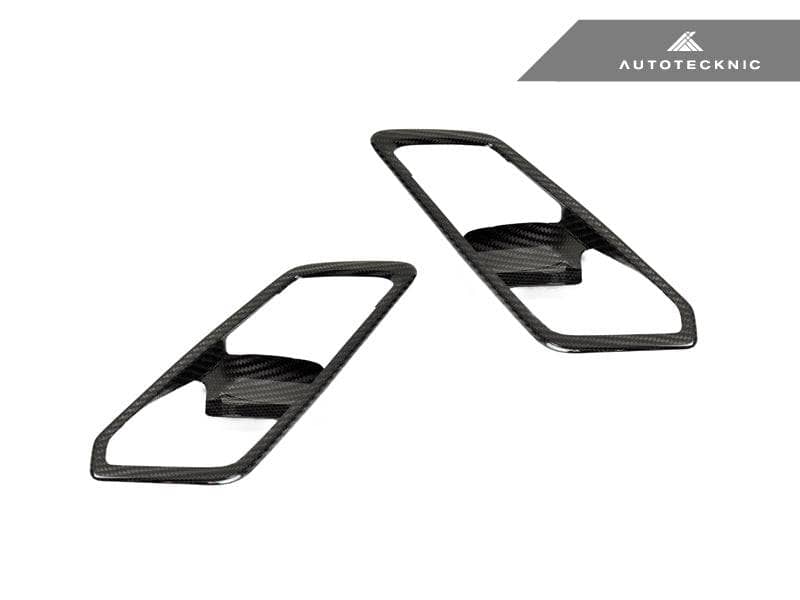 Kies-Motorsports AutoTecknic USA AutoTecknic Dry Carbon Interior Door Handle Trim Set - G20 3-Series