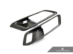 Kies-Motorsports AutoTecknic USA AutoTecknic Dry Carbon Interior Door Handle Trim Set - G20 3-Series