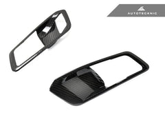 Kies-Motorsports AutoTecknic USA AutoTecknic Dry Carbon Interior Door Handle Trim Set - G20 3-Series