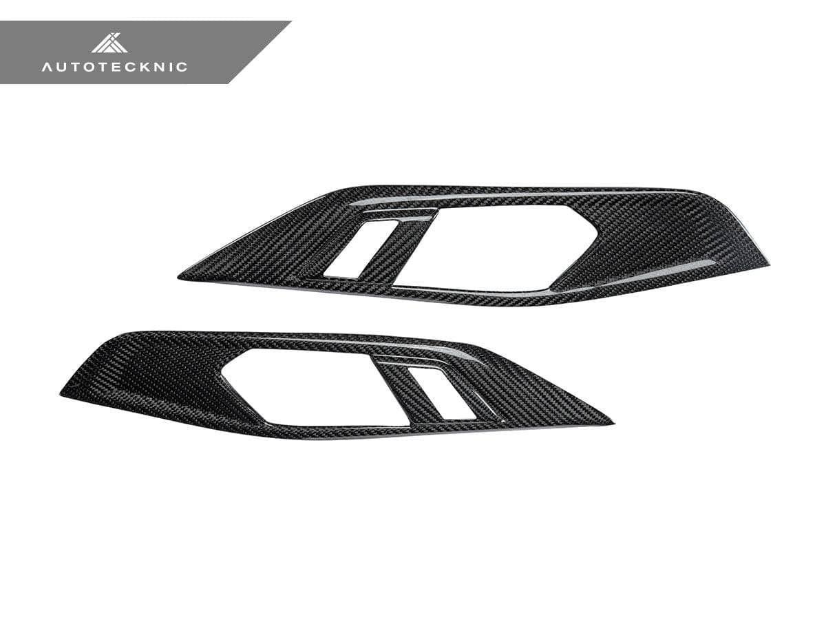 Kies-Motorsports AutoTecknic USA AutoTecknic Dry Carbon Interior Door Handle Trim Set - G22 4-Series