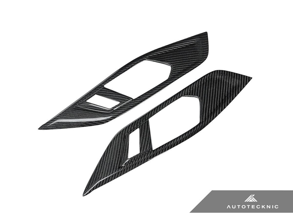 Kies-Motorsports AutoTecknic USA AutoTecknic Dry Carbon Interior Door Handle Trim Set - G82/ G83 M4