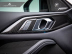 Kies-Motorsports AutoTecknic USA AutoTecknic Dry Carbon Interior Door Handle Trim Set - G82/ G83 M4