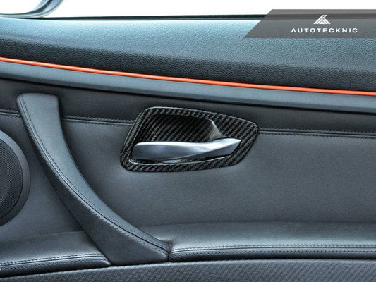 Kies-Motorsports AutoTecknic USA AutoTecknic Dry Carbon Interior Door Handle Trims - E92 3-Series & M3 | E93 3-Series & M3