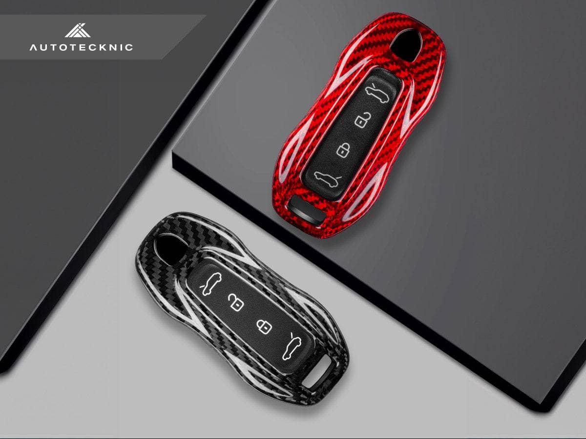 Kies-Motorsports AutoTecknic USA AutoTecknic Dry Carbon Key Remote Trim - Porsche Macan EV 2024-Up