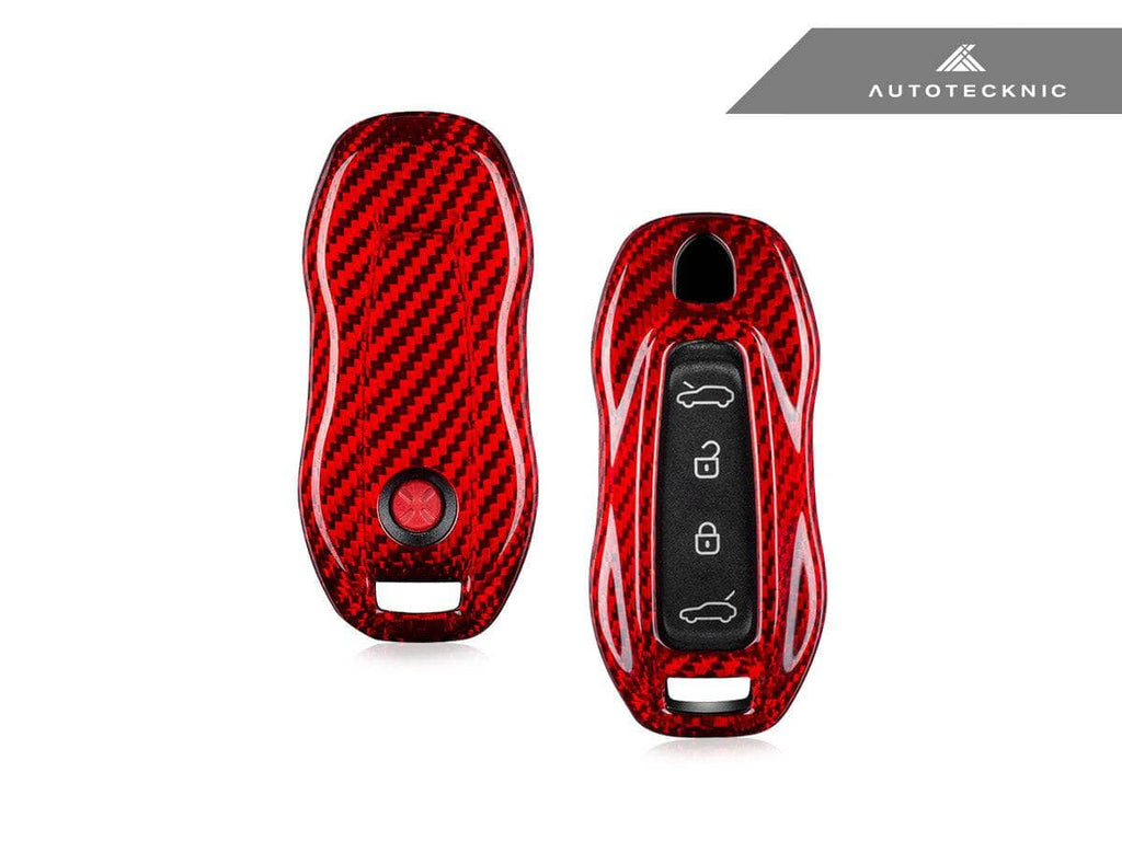 Kies-Motorsports AutoTecknic USA AutoTecknic Dry Carbon Key Remote Trim - Porsche Macan EV 2024-Up
