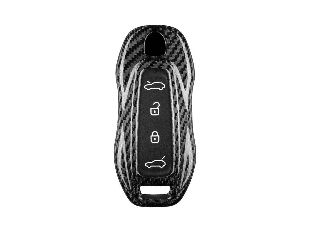 Kies-Motorsports AutoTecknic USA AutoTecknic Dry Carbon Key Remote Trim - Porsche Macan EV 2024-Up Macan EV 2024-Up / Carbon Fiber