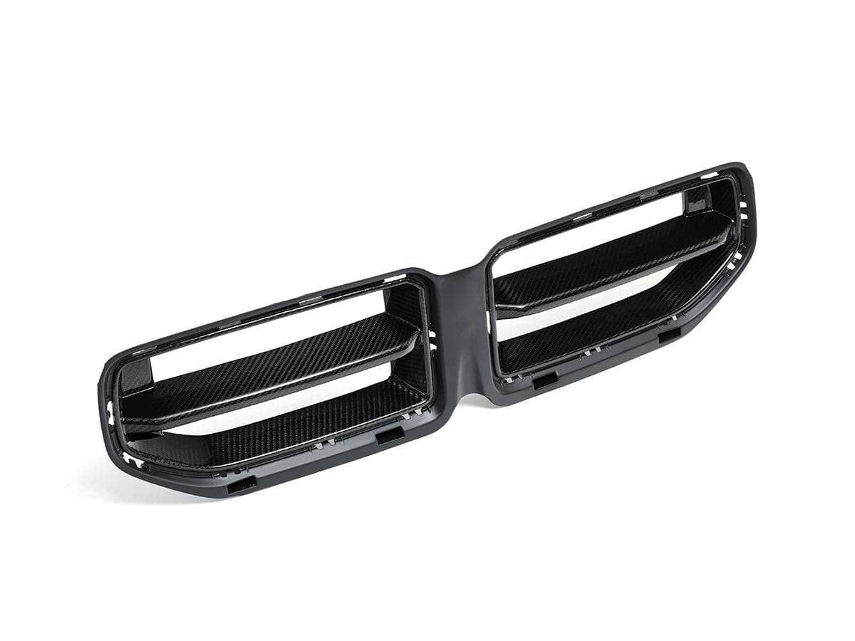 Kies-Motorsports AutoTecknic USA AutoTecknic Dry Carbon Motorsport Front Grille - BMW G87 M2 Carbon Fiber - Gloss Finish Main image