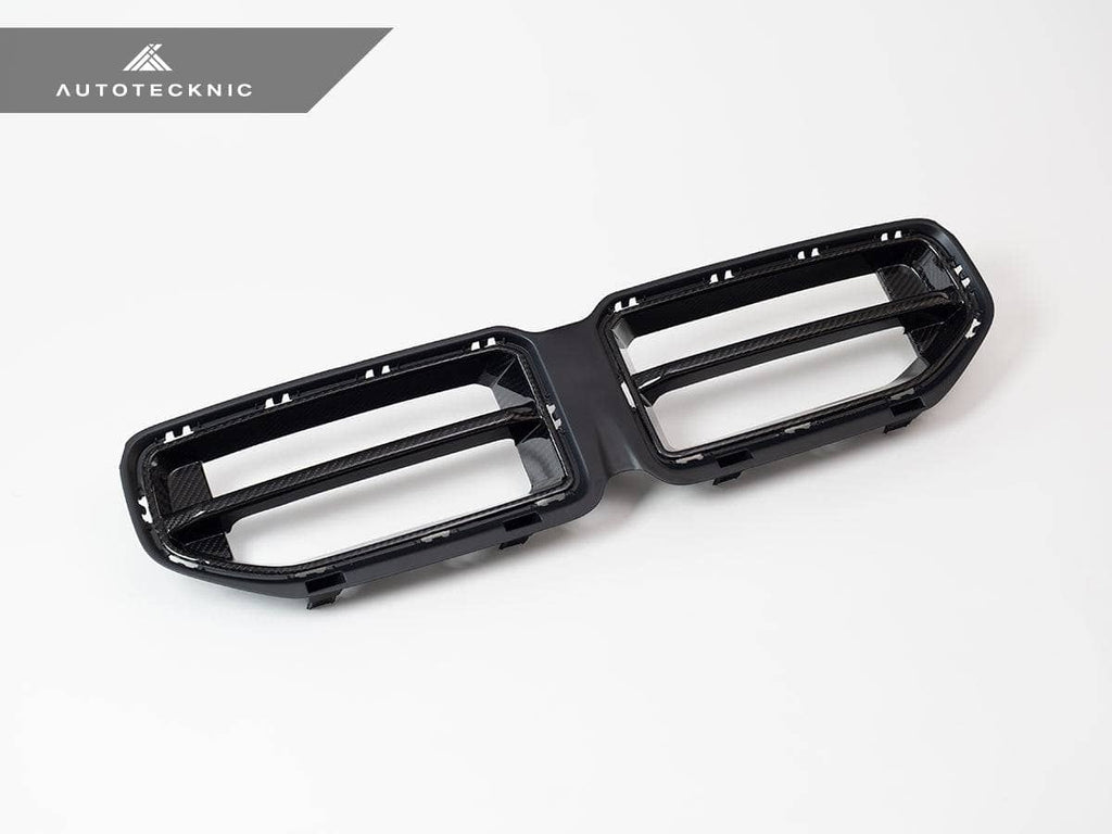 Kies-Motorsports AutoTecknic USA AutoTecknic Dry Carbon Motorsport Front Grille - G87 M2 Carbon Fiber - Gloss Finish