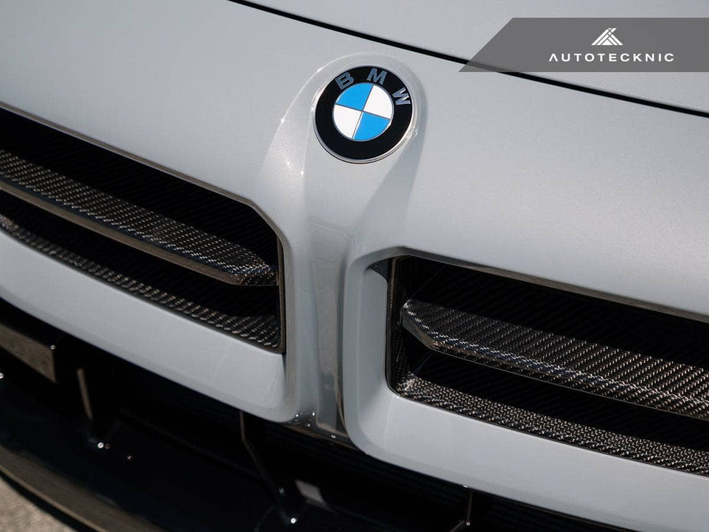 Kies-Motorsports AutoTecknic USA AutoTecknic Dry Carbon Motorsport Front Grille - G87 M2 Carbon Fiber - Gloss Finish