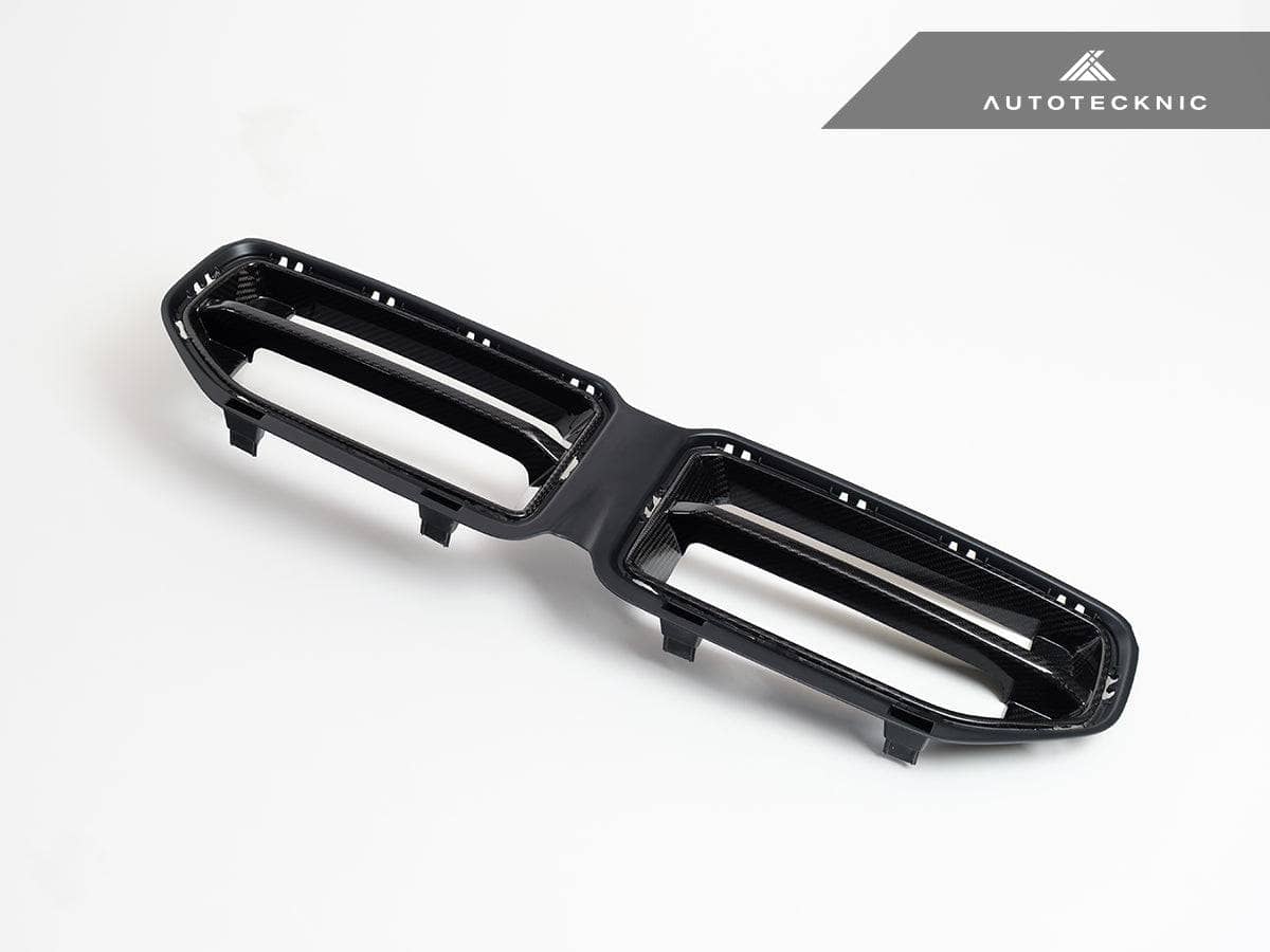 Kies-Motorsports AutoTecknic USA AutoTecknic Dry Carbon Motorsport Front Grille - G87 M2 Carbon Fiber - Gloss Finish