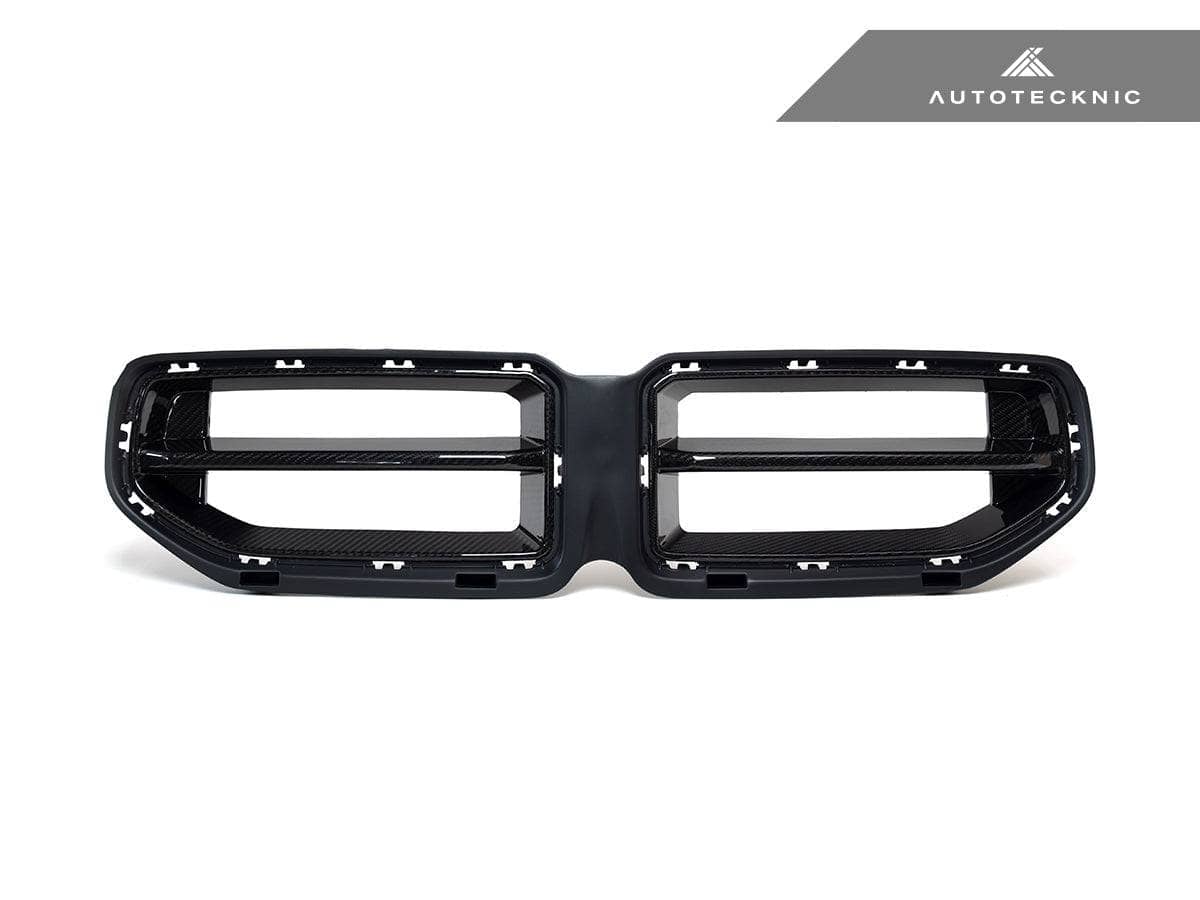 Kies-Motorsports AutoTecknic USA AutoTecknic Dry Carbon Motorsport Front Grille - G87 M2 Carbon Fiber - Gloss Finish