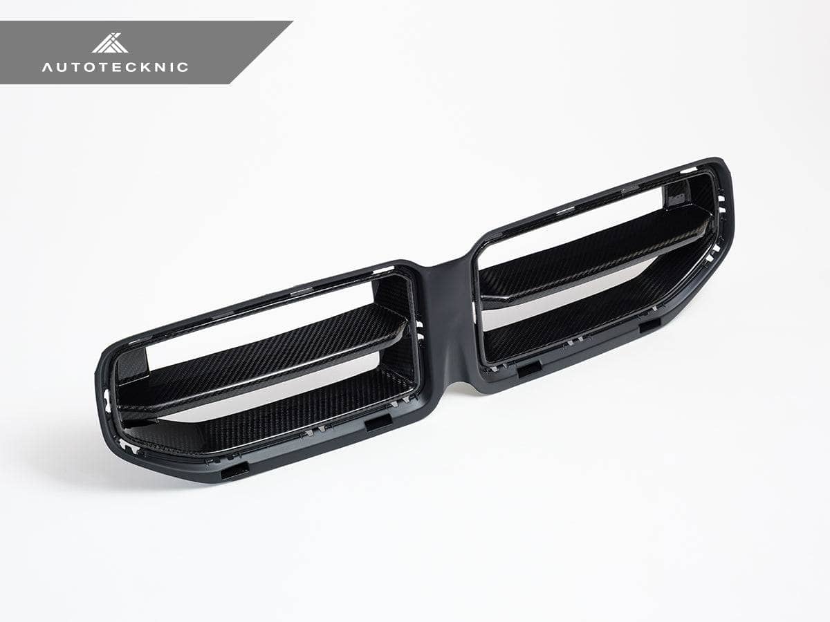 Kies-Motorsports AutoTecknic USA AutoTecknic Dry Carbon Motorsport Front Grille - G87 M2 Carbon Fiber - Gloss Finish Main image