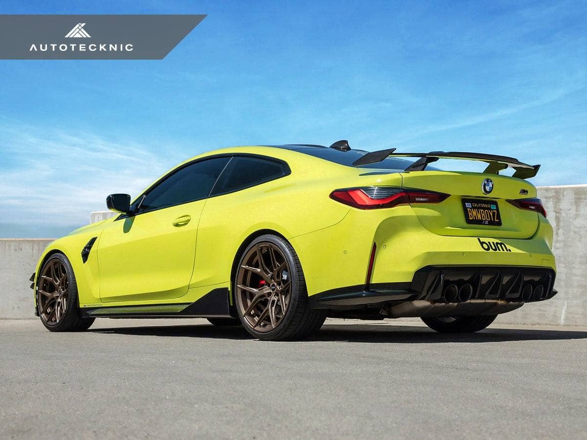 Kies-Motorsports AutoTecknic USA AutoTecknic Dry Carbon Motorsport Rear Spoiler - BMW G80 M3 | G82 M4
