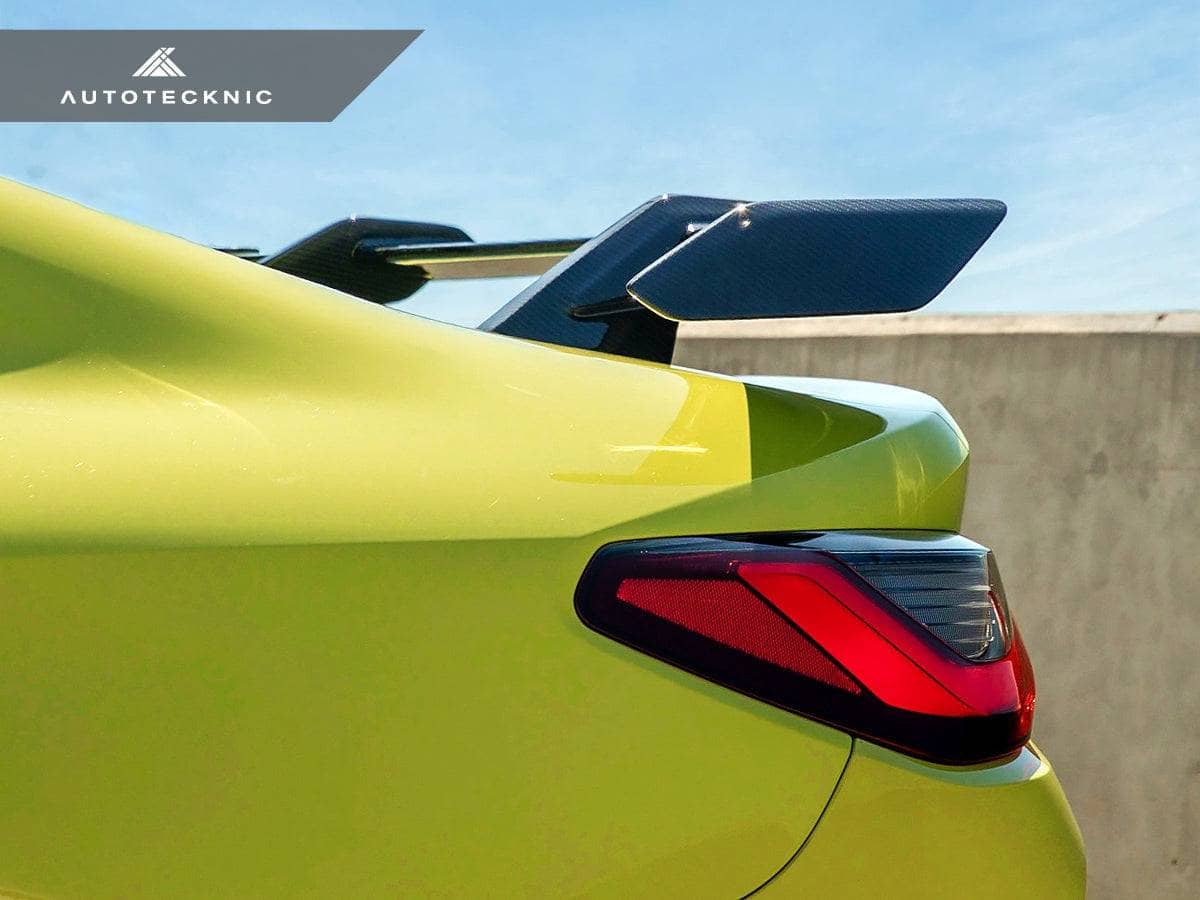Kies-Motorsports AutoTecknic USA AutoTecknic Dry Carbon Motorsport Rear Spoiler - G80 M3 | G82 M4 Main image