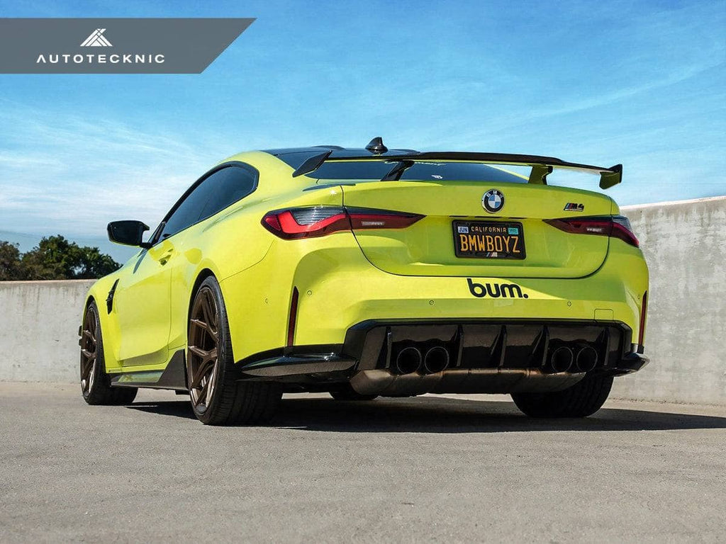 Kies-Motorsports AutoTecknic USA AutoTecknic Dry Carbon Motorsport Rear Spoiler - G80 M3 | G82 M4