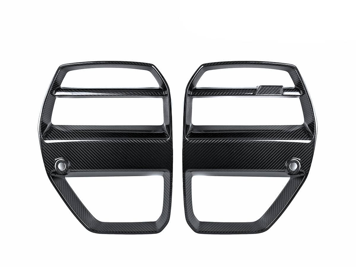 Kies-Motorsports AutoTecknic USA AutoTecknic Dry Carbon Motorsport V1 Front Grille Set - BMW G80 M3 | G82/ G83 M4 Main image