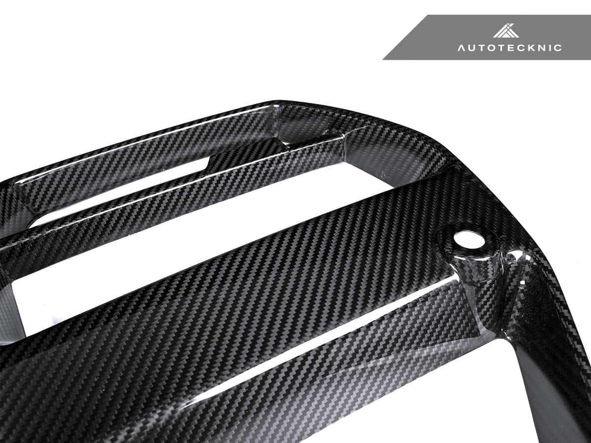 Kies-Motorsports AutoTecknic USA AutoTecknic Dry Carbon Motorsport V1 Front Grille Set - G80 M3 | G82/ G83 M4