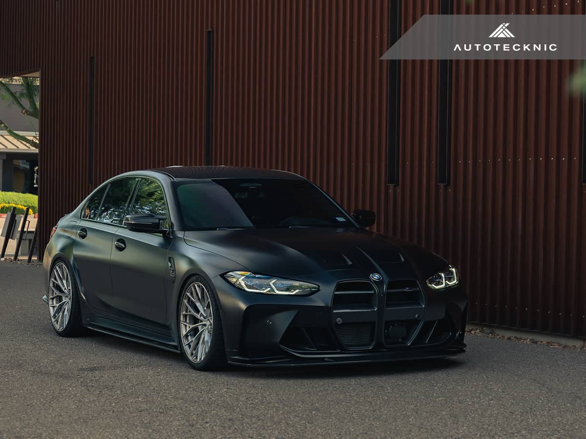 Kies-Motorsports AutoTecknic USA AutoTecknic Dry Carbon Motorsport V1 Front Grille Set - G80 M3 | G82/ G83 M4