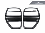 Kies-Motorsports AutoTecknic USA AutoTecknic Dry Carbon Motorsport V1 Front Grille Set - G80 M3 | G82/ G83 M4