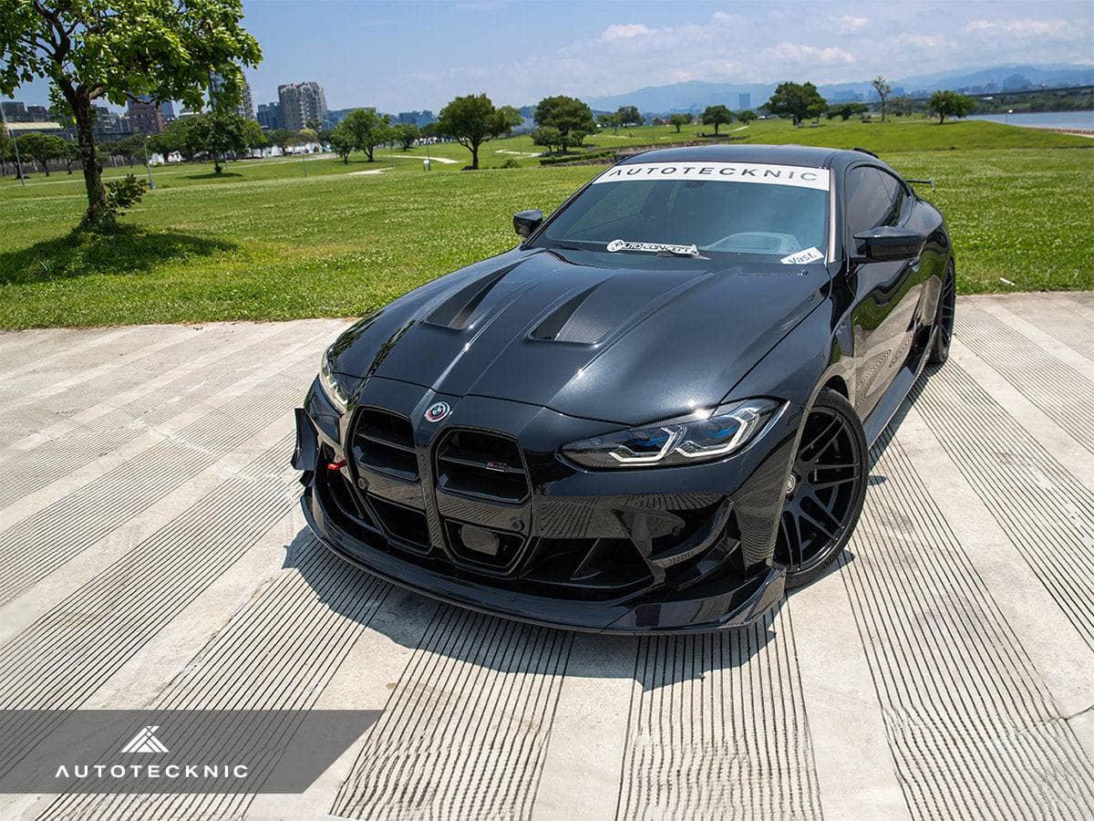 Kies-Motorsports AutoTecknic USA AutoTecknic Dry Carbon Motorsports Front Aero Lip - G80 M3 | G82/ G83 M4