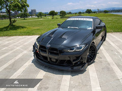 Kies-Motorsports AutoTecknic USA AutoTecknic Dry Carbon Motorsports Front Aero Lip - G80 M3 | G82/ G83 M4