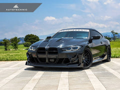 Kies-Motorsports AutoTecknic USA AutoTecknic Dry Carbon Motorsports Front Aero Lip - G80 M3 | G82/ G83 M4