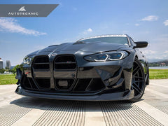 Kies-Motorsports AutoTecknic USA AutoTecknic Dry Carbon Motorsports Front Aero Lip - G80 M3 | G82/ G83 M4
