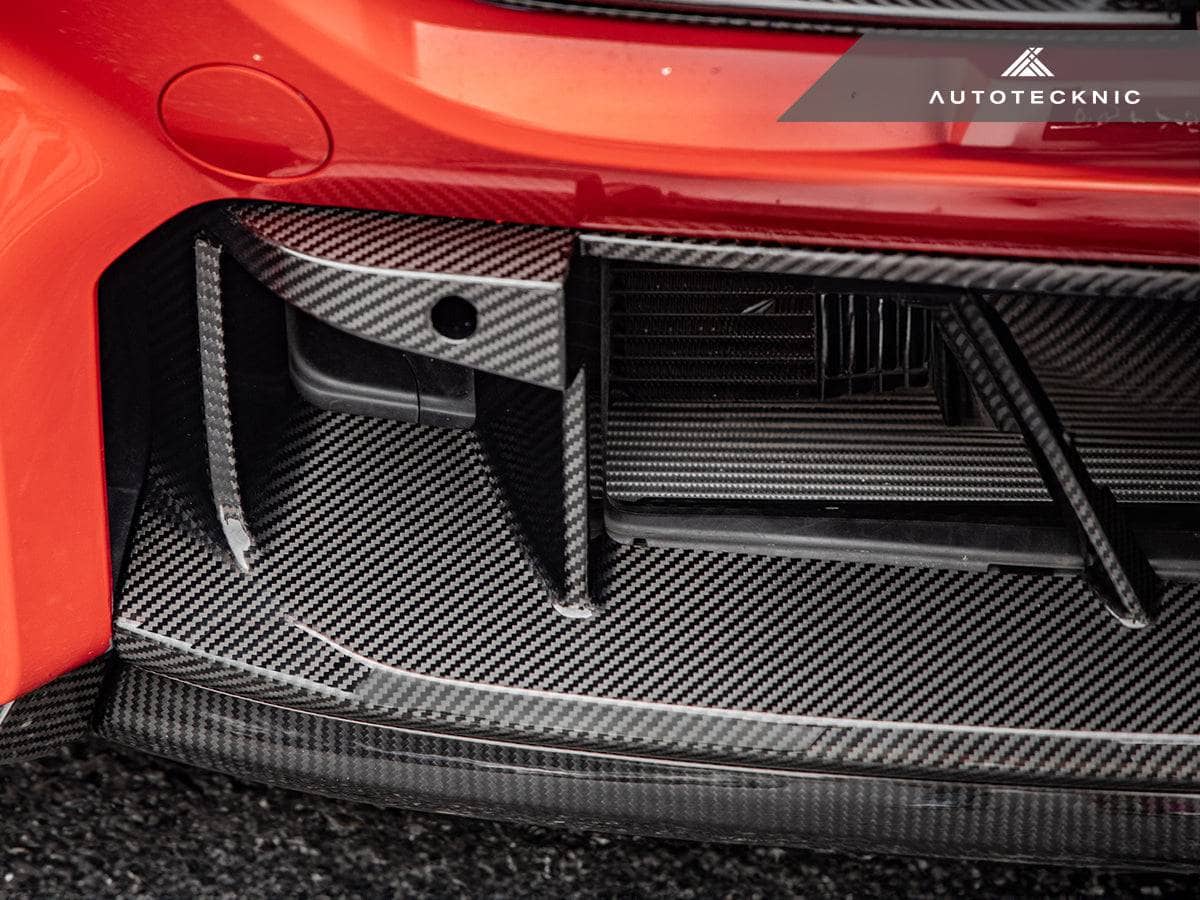 AutoTecknic Dry Carbon OEM-Spec Center Bumper Trim - BMW G87 M2 Secondary image