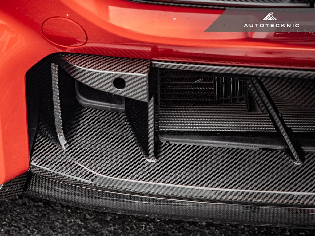 Kies-Motorsports AutoTecknic USA AutoTecknic Dry Carbon OEM-Spec Center Bumper Trim - G87 M2
