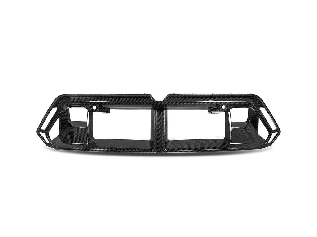 Kies-Motorsports AutoTecknic USA AutoTecknic Dry Carbon OEM-Spec Center Bumper Trim - G90/ G99 M5