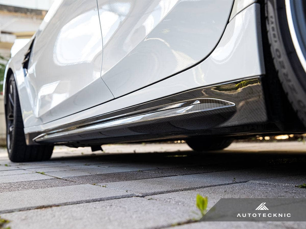 Kies-Motorsports AutoTecknic USA AutoTecknic Dry Carbon OEM-Spec Side Skirt Set - G80/ G81 M3