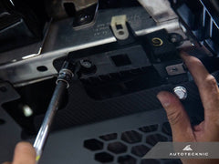 Kies-Motorsports AutoTecknic USA AutoTecknic Dry Carbon Oil Cooler Guard - G87 M2 | G80 M3 | G82/ G83 M4