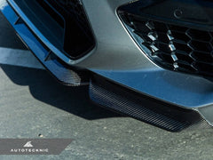 Kies-Motorsports AutoTecknic USA AutoTecknic Dry Carbon Performante Aero Splitter & Center Lip Set - F97 X3M | F98 X4M